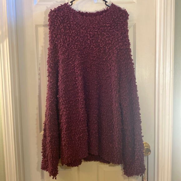 LISTICLE Oversized Purple Durple Purple Peter Eater Kawaii Fuzzy Sweater - Picture 4 of 12